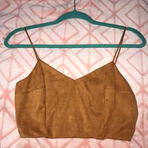 LF Crop Top Suede